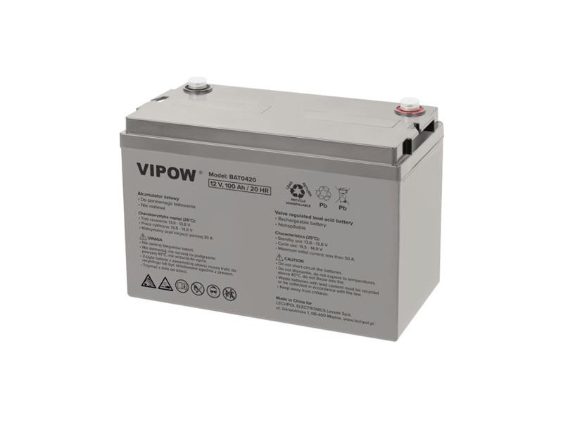 Baterie plumb acid 12V 100Ah VIPOW BAT0420