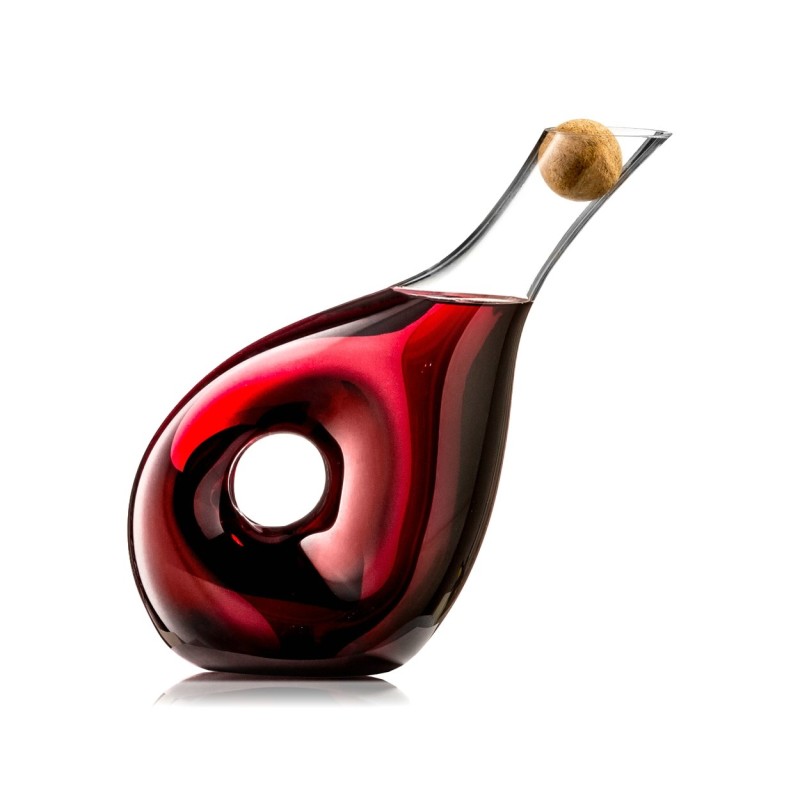Carafa decantor de vin (sau pentru bautura preferata) twisted