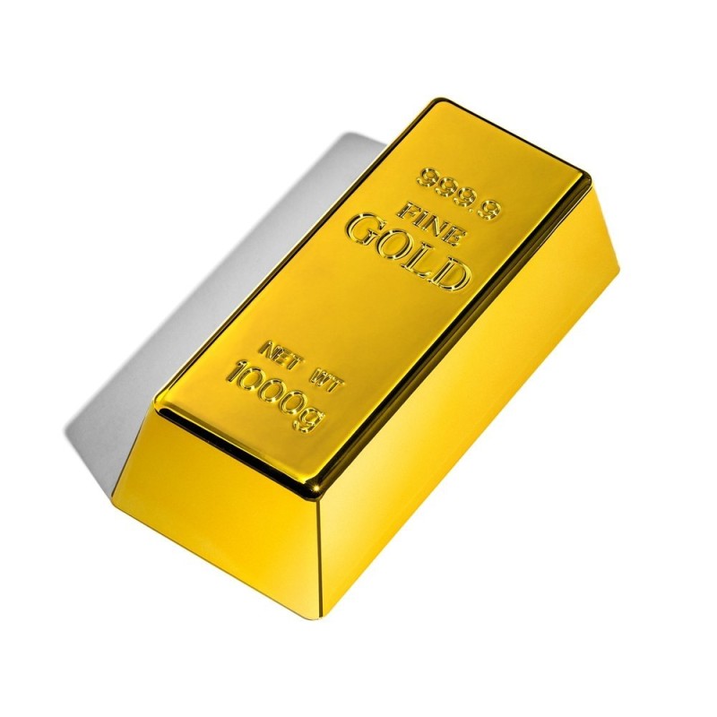 Lingou de aur (imitatie perfecta) – opritor de ușă – cadou unic nobil nu numai pentru oamenii de afaceri