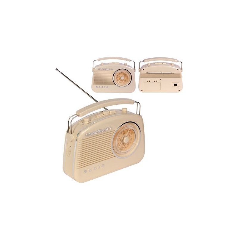 Radio Fm Portabil Vintage 15w Cu Functie Bluetooth/aux