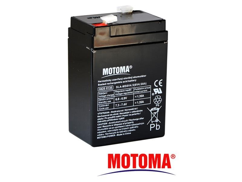 Baterie acumulator acid plumb sigilată 6V 4,5Ah MOTOMA MOTOMA 6V 4,5Ah