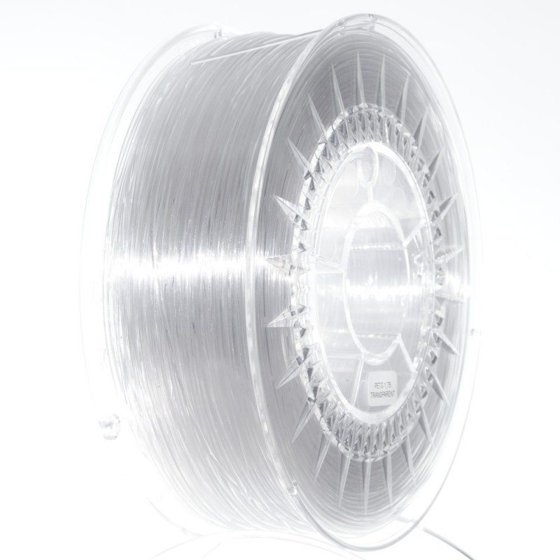 Filament: PET-G transparent 1kg ±0,5% 1,75mm DEV-PETG-1.75-TRA