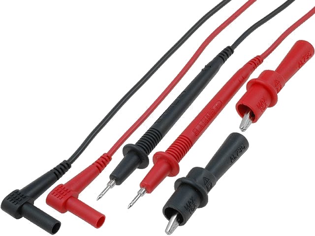 Cablu de măsurare PVC 1m 10A negru şi roşu Ø:2mm 0÷50°C TL36A
