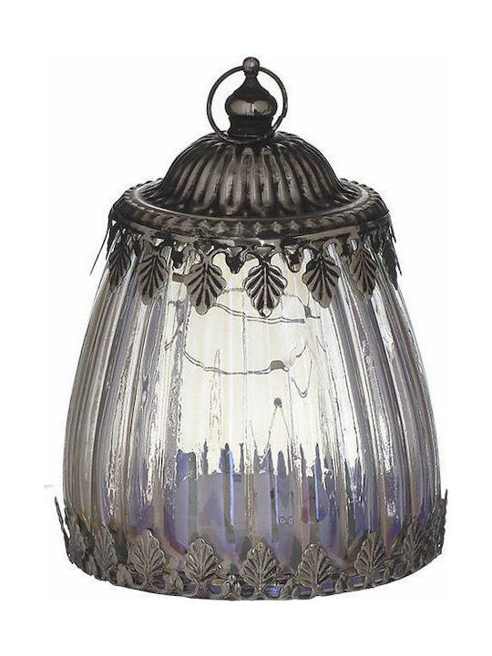 Lampă de masă decorativă Inart Lattern LED argintiu Iris, Inart