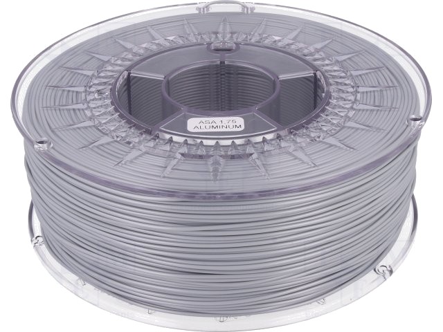 Filament: ASA 1,75mm aluminiu Temp.printare:230-240°C 1kg DEV-ASA-1.75-ALU