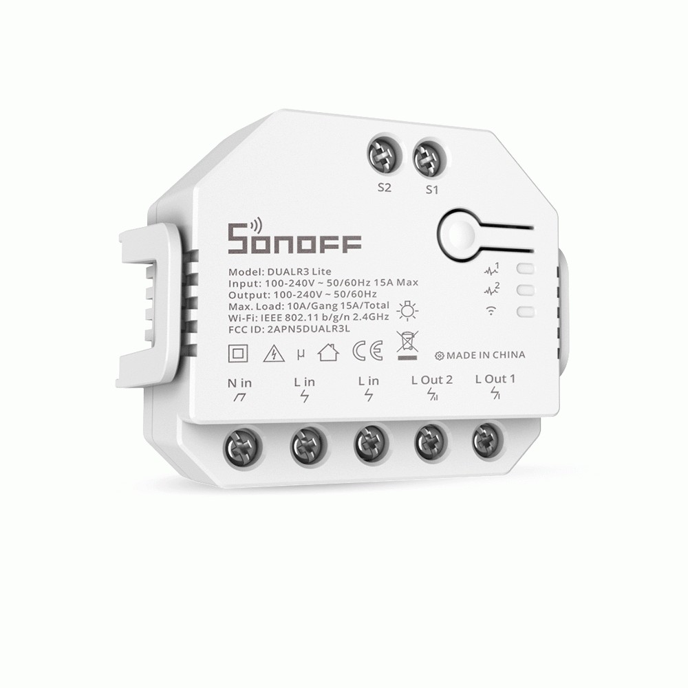 Sonoff Dual R3 Lite – Releu Inteligent WIFI