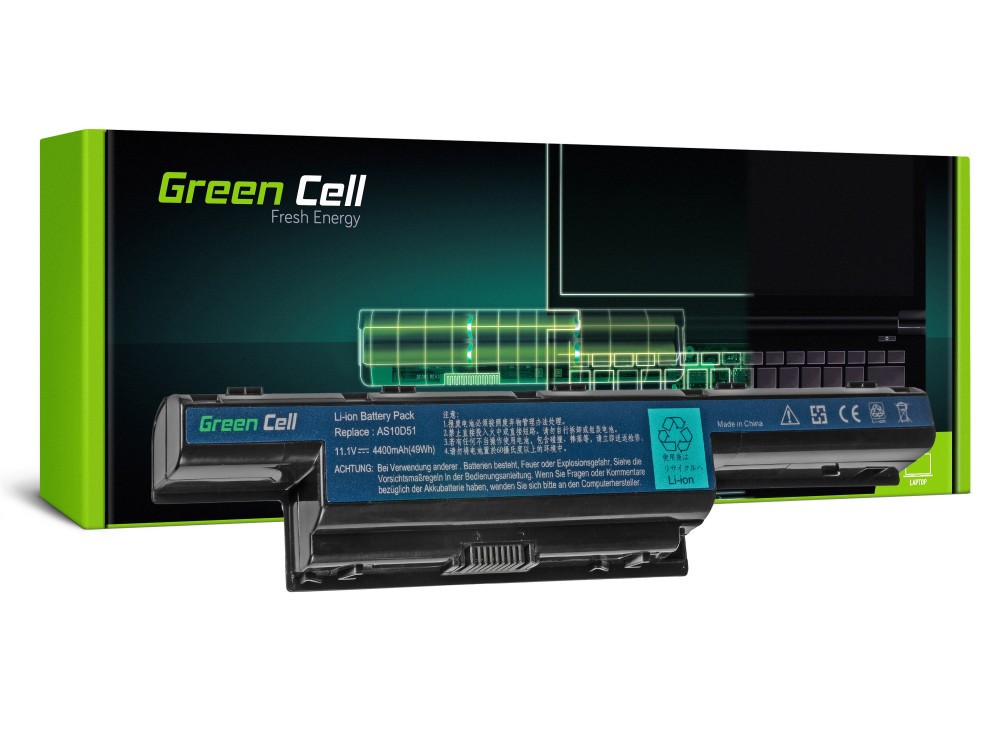 Baterie Laptop Acer Aspire, 4400mAh, AC06 Green Cell