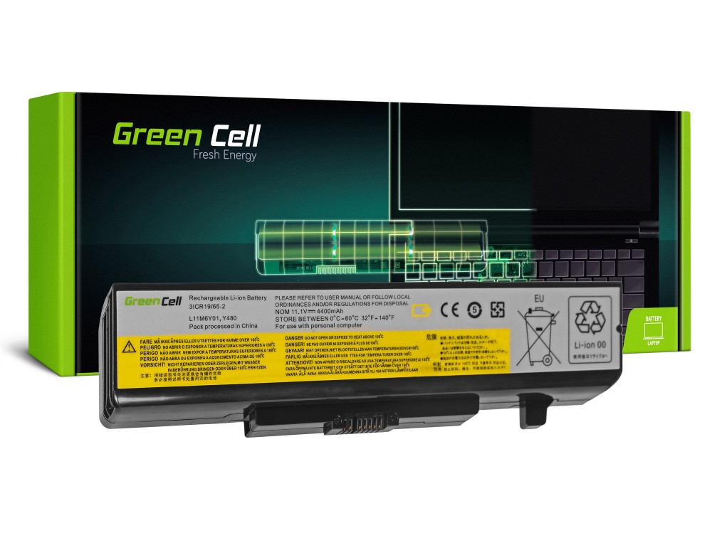 Baterie Laptop Lenovo G480 G500 G505 G510, 4400mAh, LE34 Green Cell