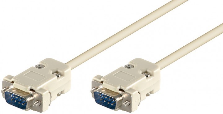 cablu serial rs232 d-sub 9p tata - d-sub 9p tata, 2m, goobay
