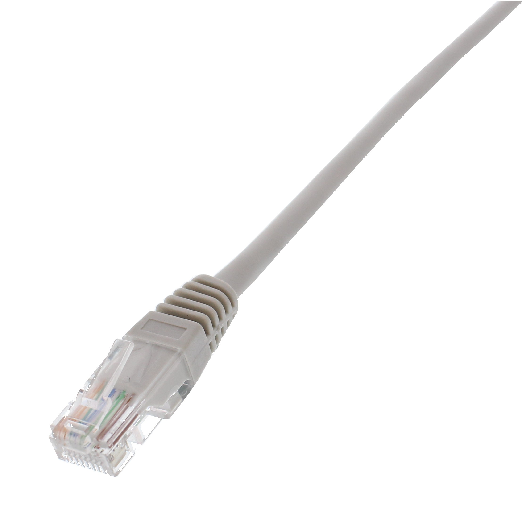 cablu de retea f/utp well, cat5e, patch cord, 10m, gri