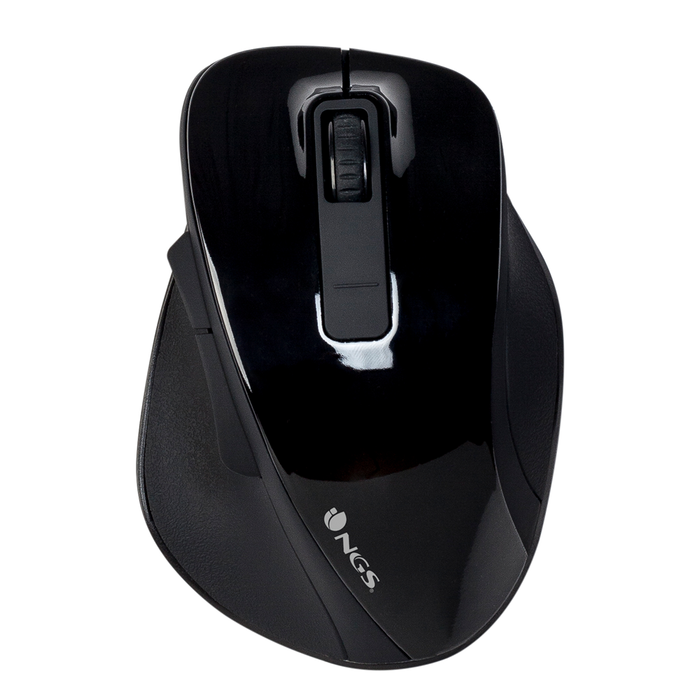 mouse wireless bow negru 800-1600 dpi ngs