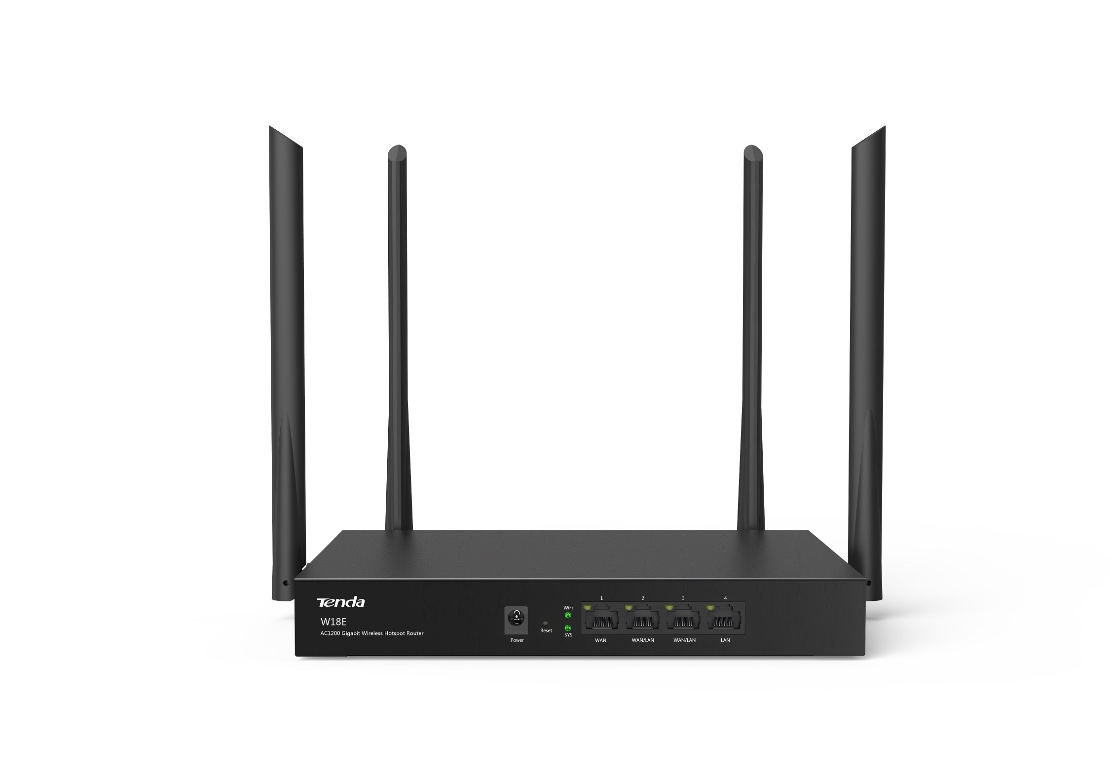 router wireless hotspot tenda w18e, ac1200 dual band gigabit