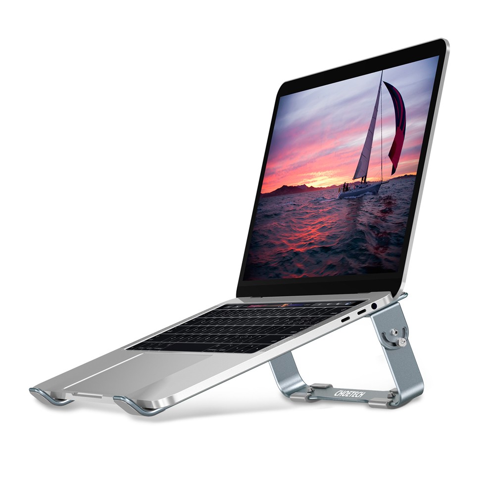 stand laptop choetech h033 pana la 17", reglabil, aluminiu