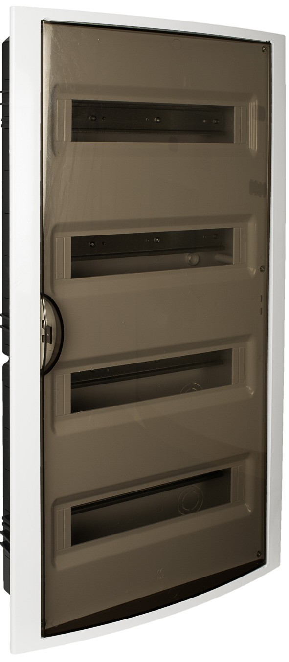 tablou electric solera arelos 5270pf, 56 module, incastrat, ip40, 362x686x102 mm, plastic, usa fumurie, rama alba
