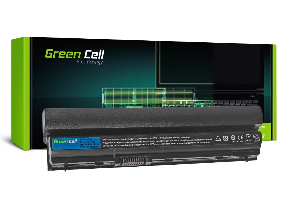 baterie laptop dell latitude e6220 e6230 e6320 e6320, 4400mah, de55 green cell