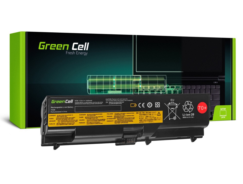 baterie laptop lenovo thinkpad l430 l530 t430 t530 w530, 4400mah, le49 green cell