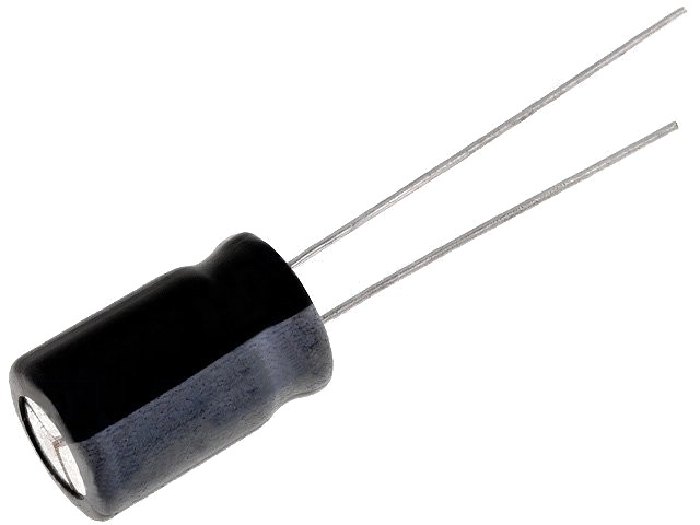 Condensator: electrolitic THT 470uF 25VDC Ø10x16mm Raster: 5mm