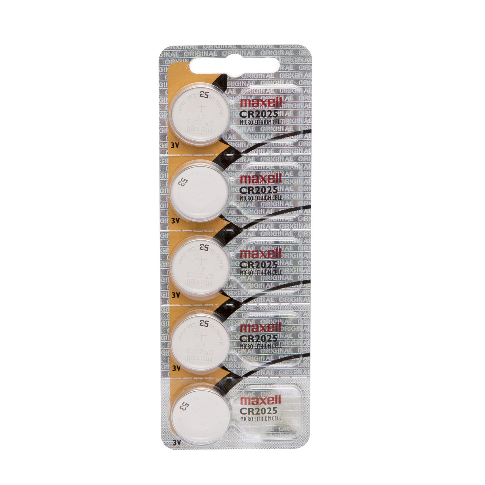 baterie tip buton cr 2025 li • 3 v 5 buc./blister