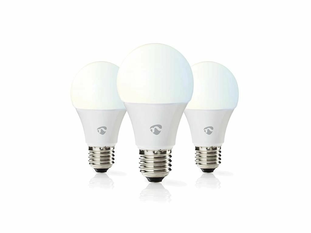 bec led smart wifi nedis, e27, 9w, 806lm, 2700k-6500k, set 3 bucati - imagine 7