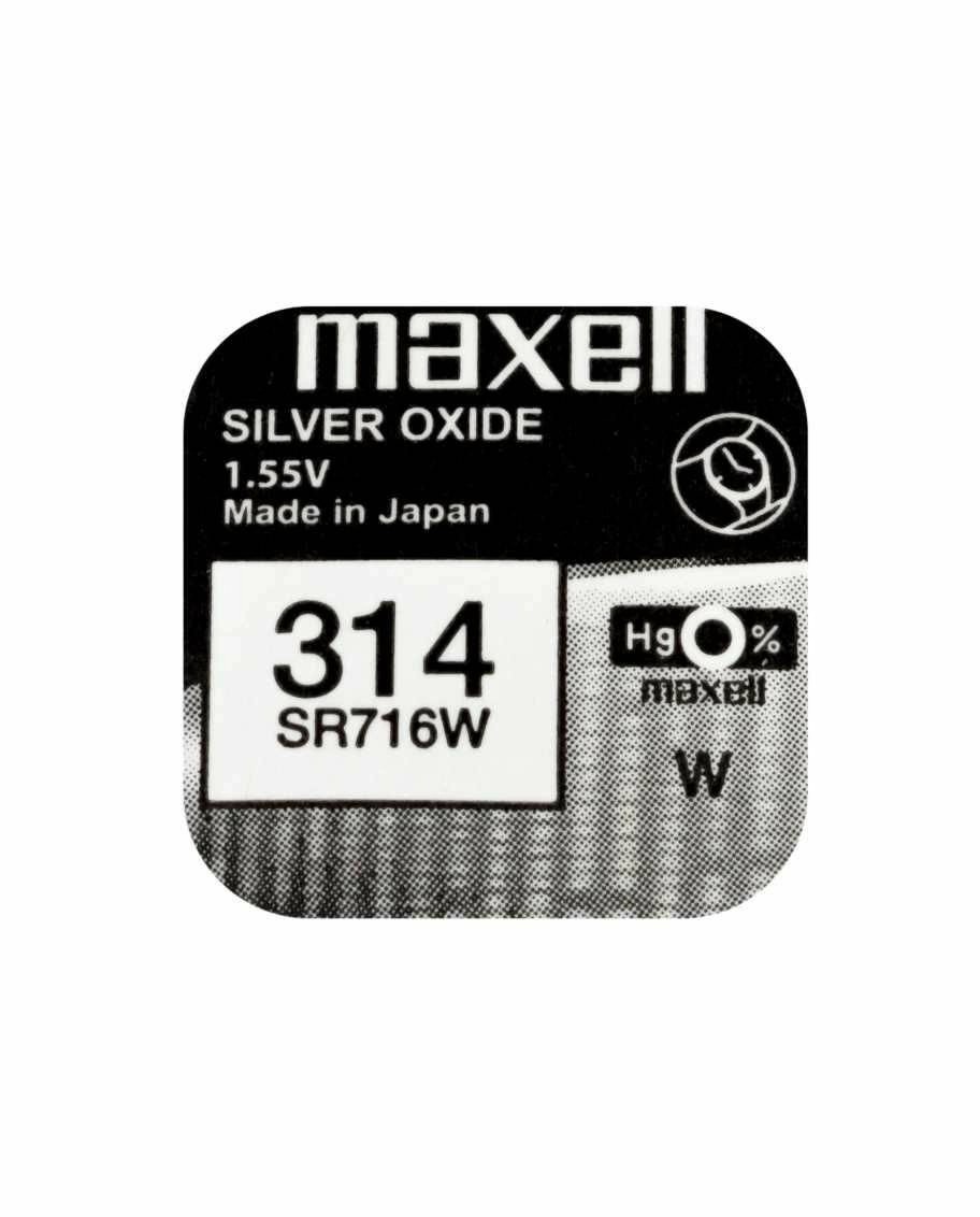 baterie ceas maxell sr716w v314 1.55v, oxid de argint, 10buc/cutie