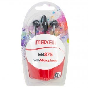 Maxell casca digital stereo Ear Buds EB-875 Microfon Black 304018