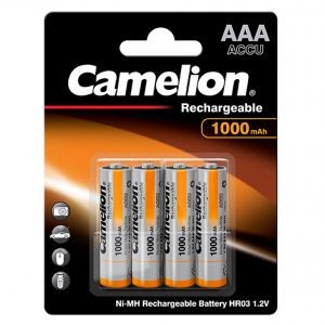 Baterie Reincarcabila Camelion AAA LR3 Acumulatori Preincarcati Ni-MH 1.2V 1000mAh Blister 4