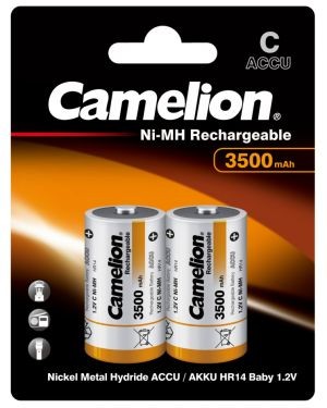 Baterie Reincarcabila Camelion C R14 Acumulatori Preincarcati Ni-MH 1.2V 3500mAh Blister 2