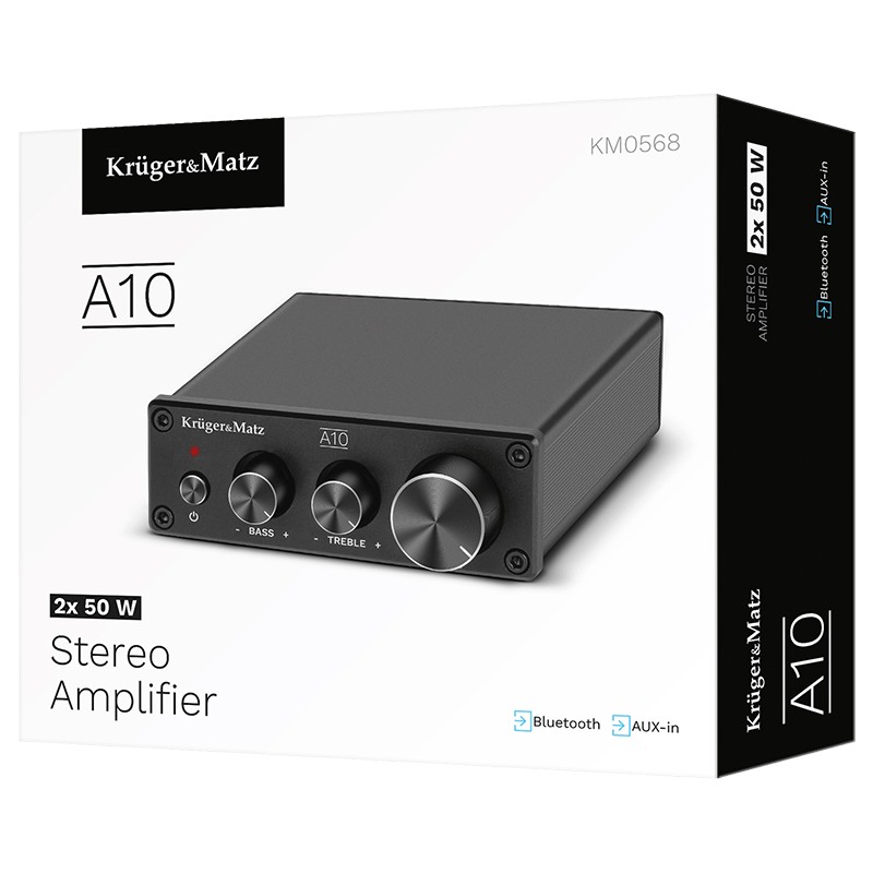 amplificator audio stereo 2x50w a10 kruger&matz