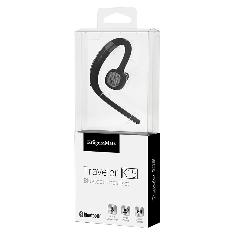 headset bluetooth traveler k15 kruger&matz