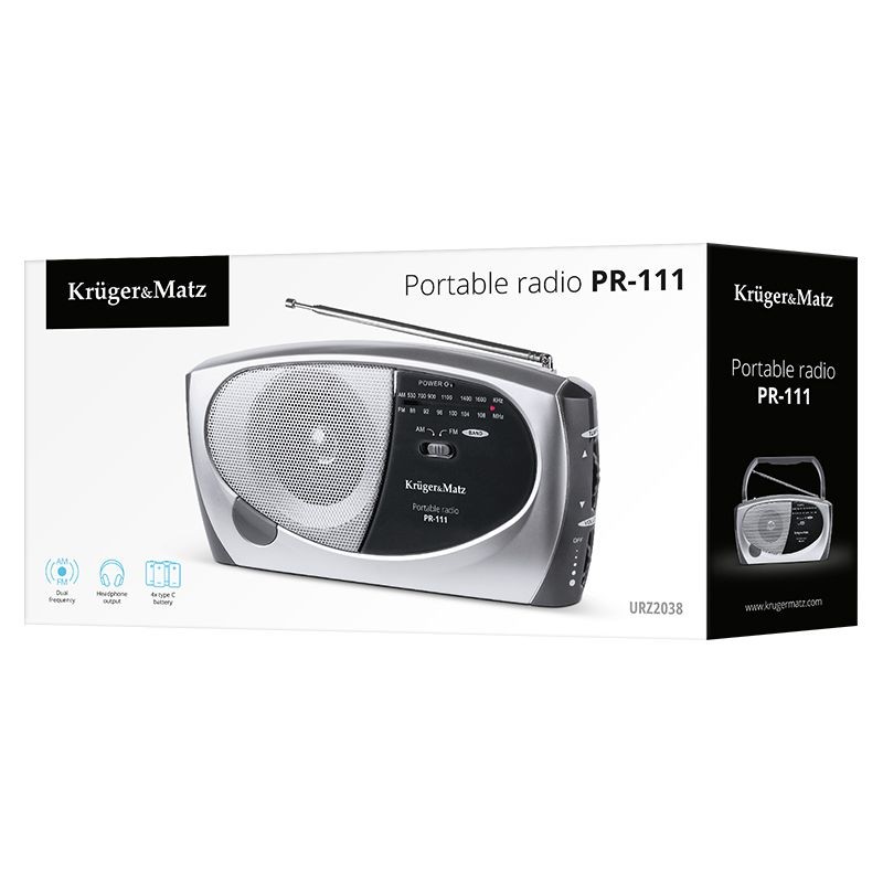 radio am/fm portabil pr-111 kruger&matz