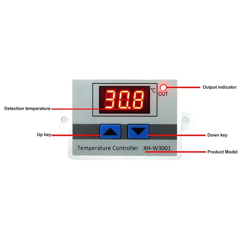 termostat lcd temperatura xh-w3001 230v