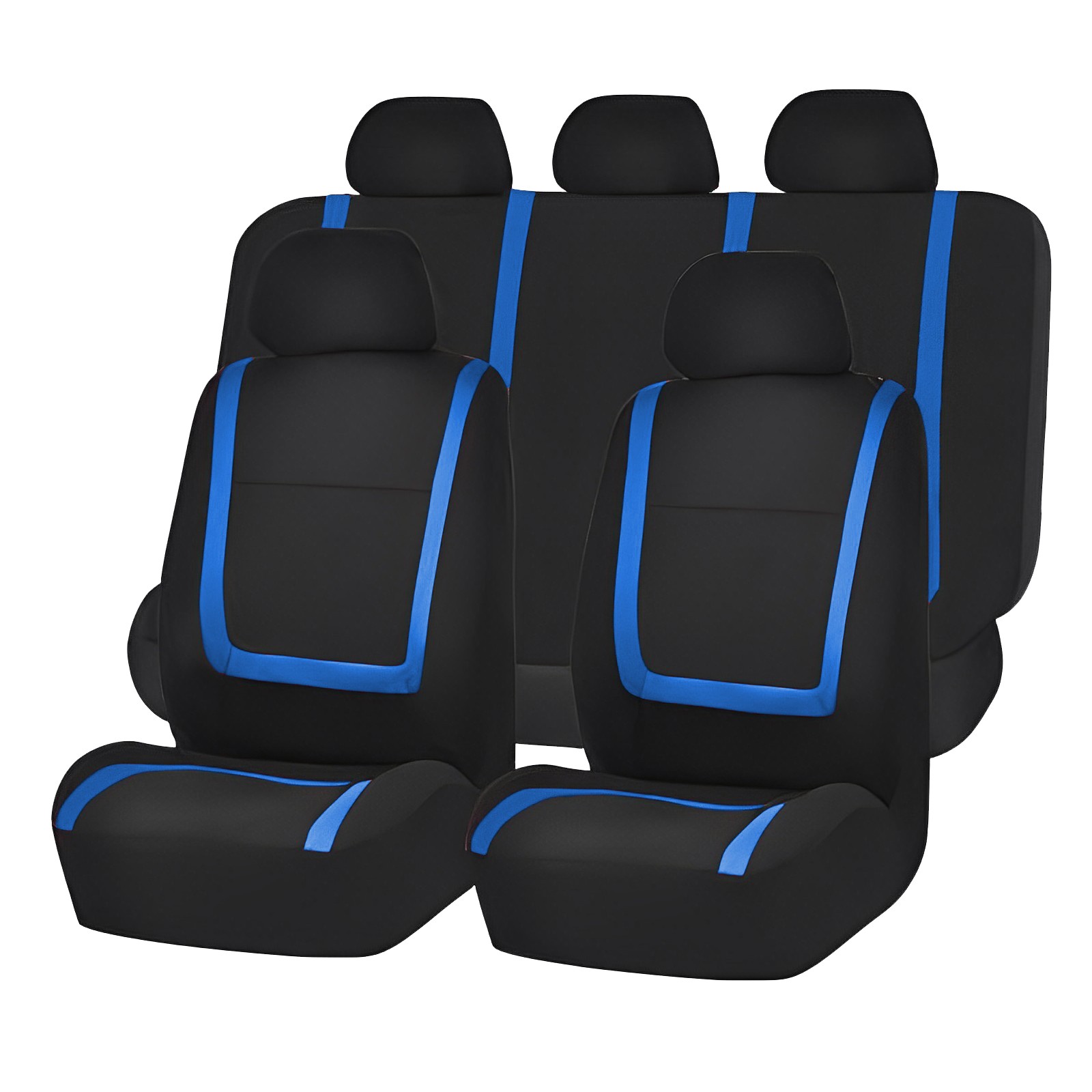 huse universale pentru scaune auto - albastre - carguard