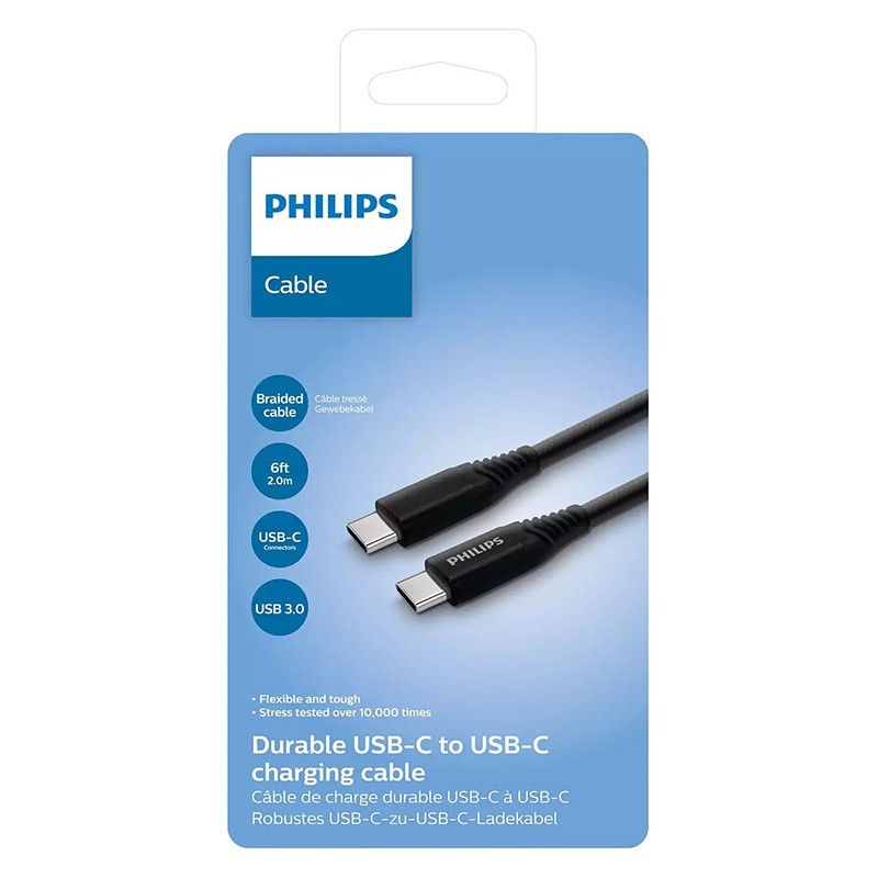 cablu usb 3.0 type c tata - tata 2m philips