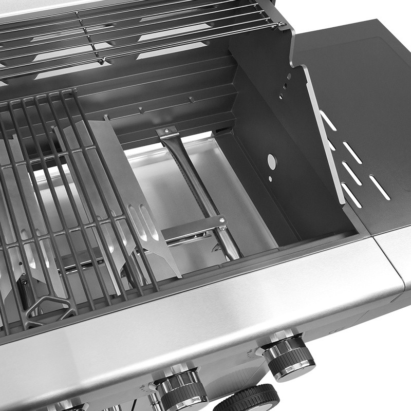 grill gaz 3 arzatoare bbq 3001 master grill teesa - imagine 7