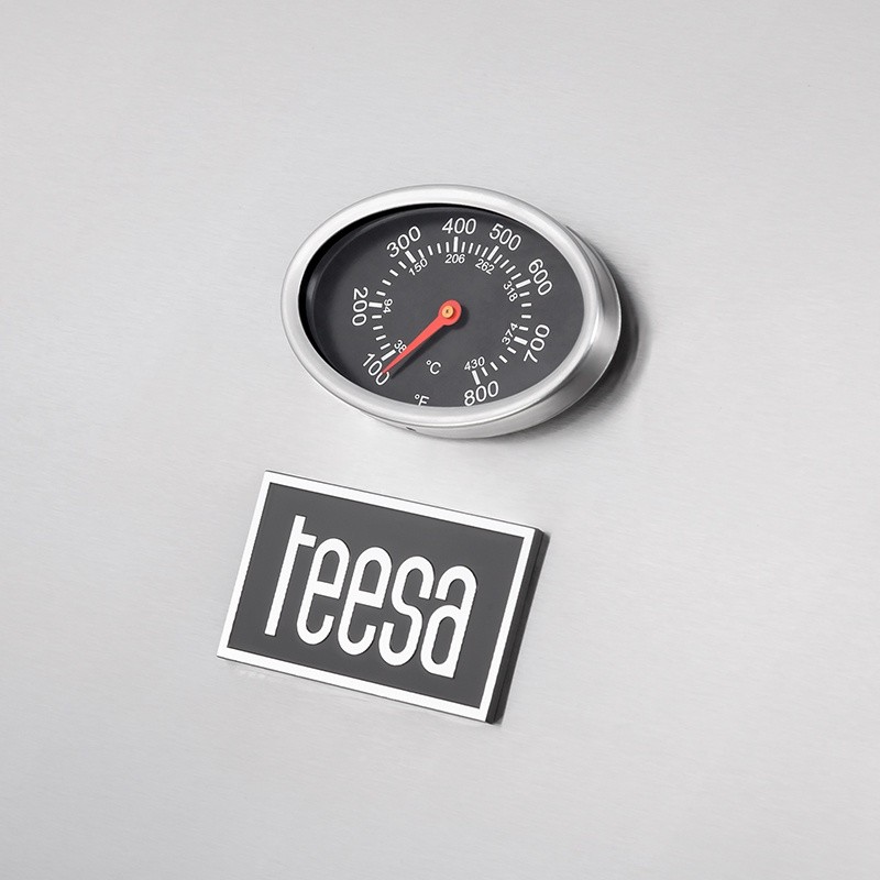 grill gaz 3 arzatoare bbq 3001 master grill teesa - imagine 10