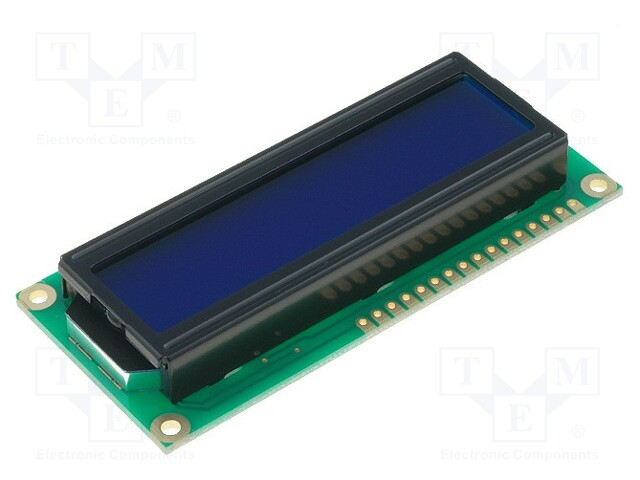 afisaj: lcd alfanumerice stn negative 16x2 albastru led