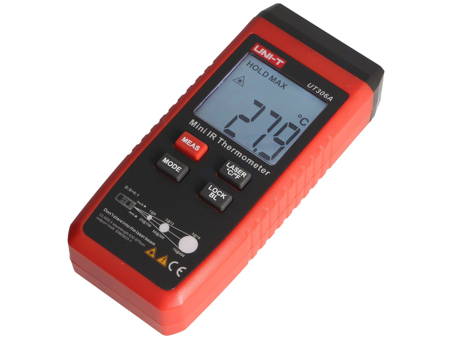 Termometru Infrarosu fara contact LCD iluminat -35÷300°C UT306A