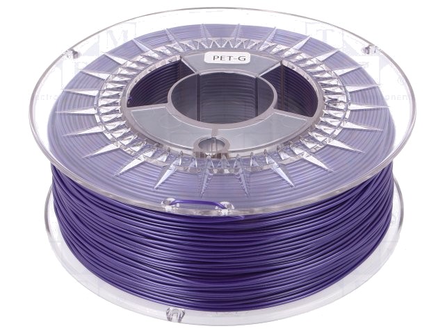 Filament: PET-G 1,75mm violet 220-250°C 1kg ±0,05mm