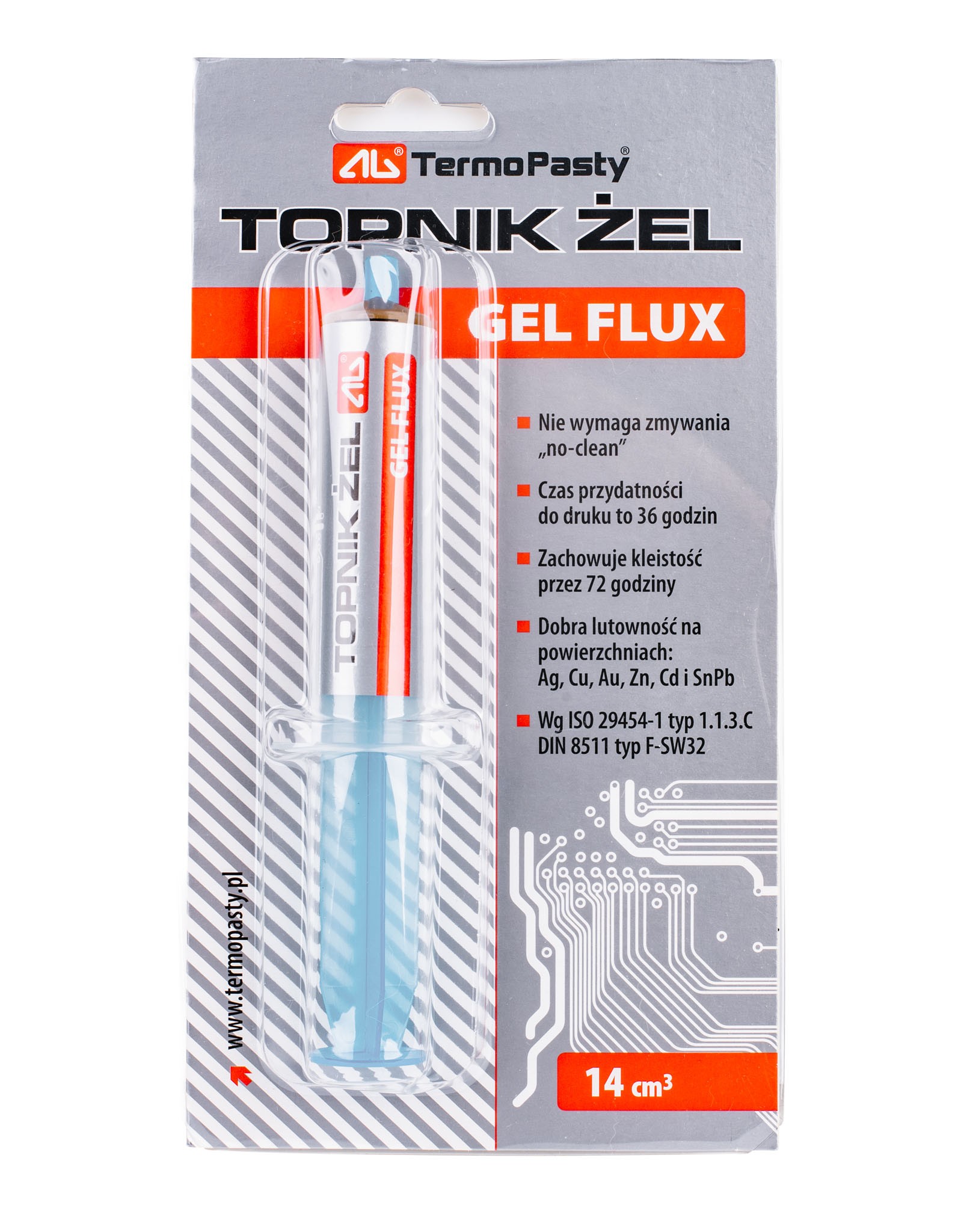 Flux: cu colofoniu RMA gel recipient din plastic 14cm3 TOPNIK-ZEL/14 ART.AGT-088