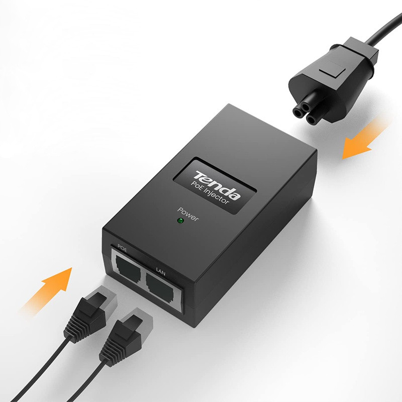 poe injector 10/100 mbps tenda - 3 | YEO