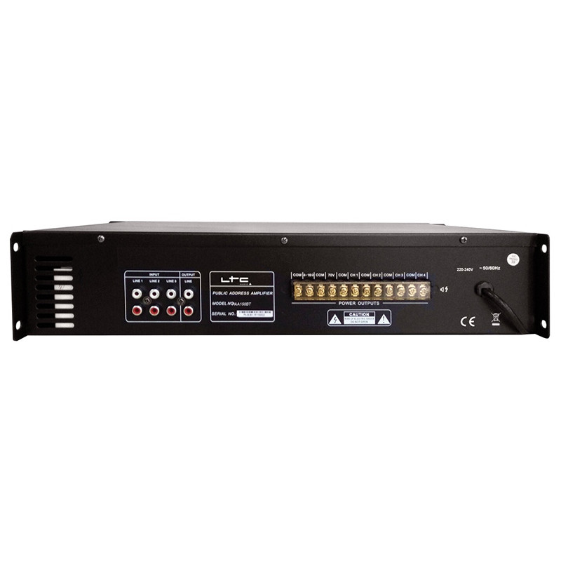 AMPLIFICATOR LINIE 100V/8OHM 150W USB BLUETOOTH