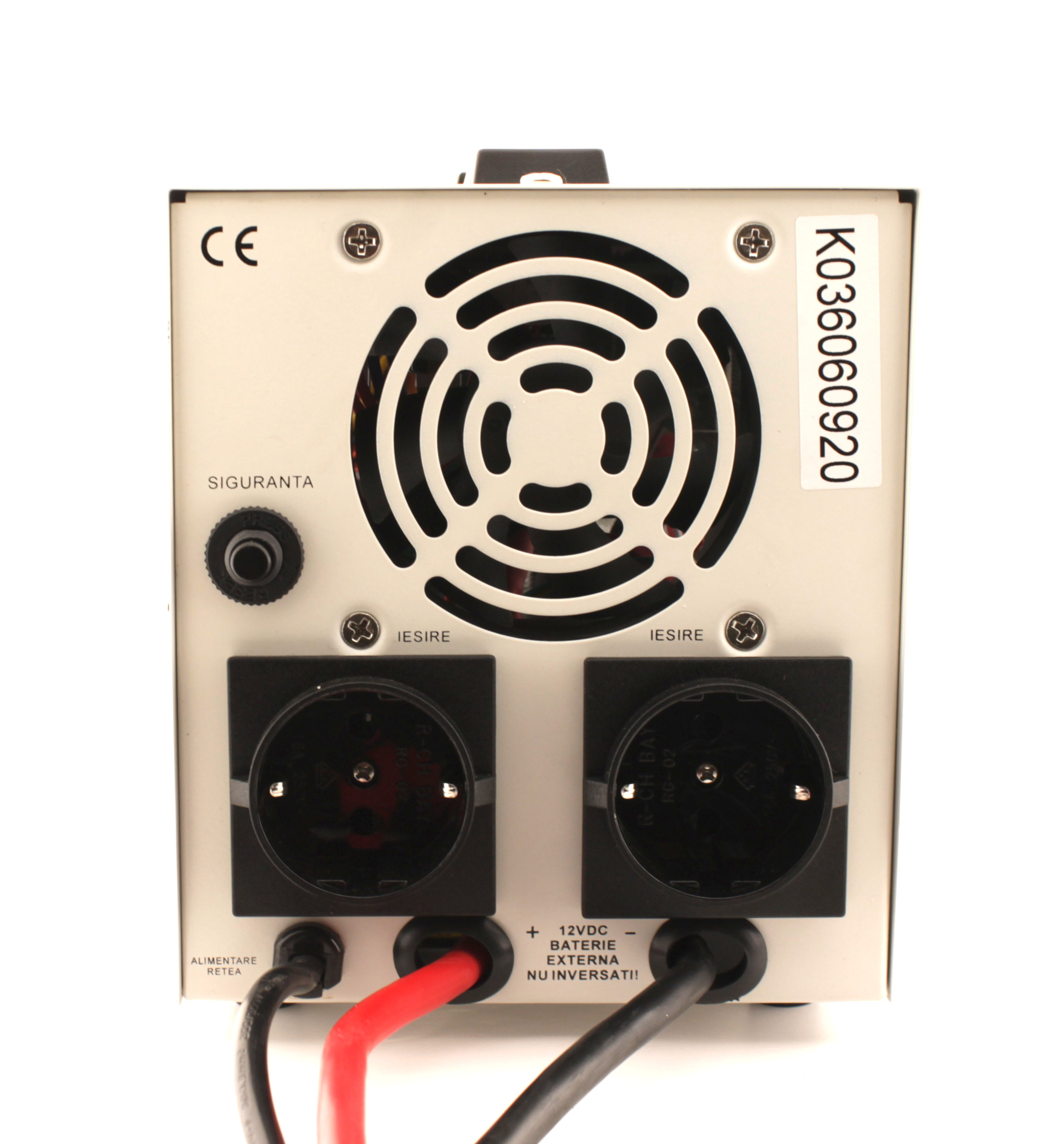 UPS Centrala termica sinus PRO 500E 350W, sinus pur, acumulator extern , Compatibil LiFePo4 - imagine 7