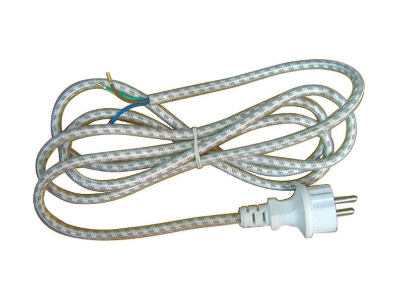 Cablu de alimentare 3×0.75mm opředená 2.4m