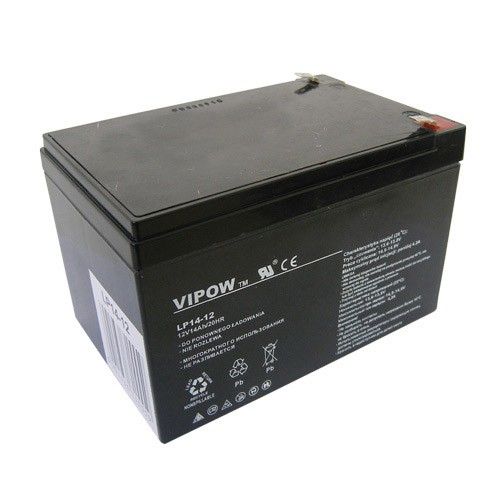 Baterie de plumb acid sigilată 12V 14Ah VIPOW