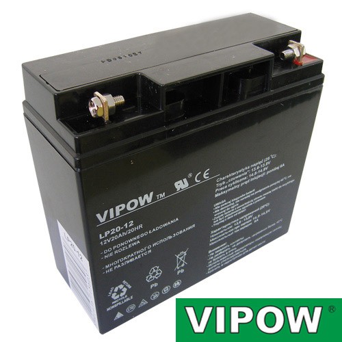 Baterie sigilată cu plumb acid 12V 20Ah VIPOW