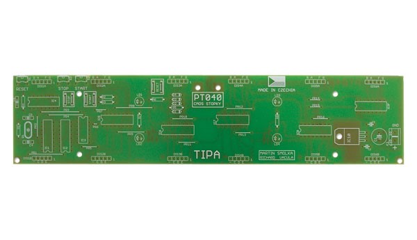 PCB TIPA PT040 Cronometru digital CMOS cu afișaje roșii de 45 mm