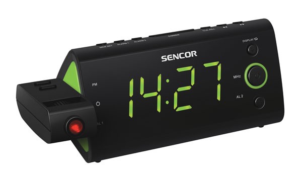 Radio ceas cu alarmă proiecție SENCOR SRC 330 GN