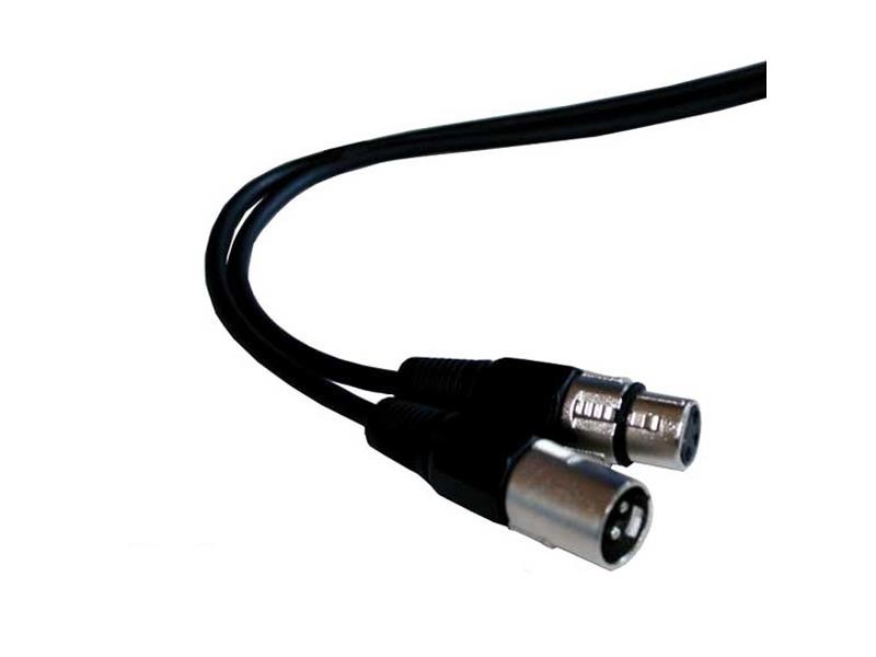 Microfon sau cablu DMX 10m, mufă XLR, mufă XLR