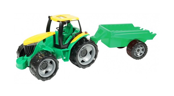 Tractor pentru copii cu remorcă LENA 94 cm