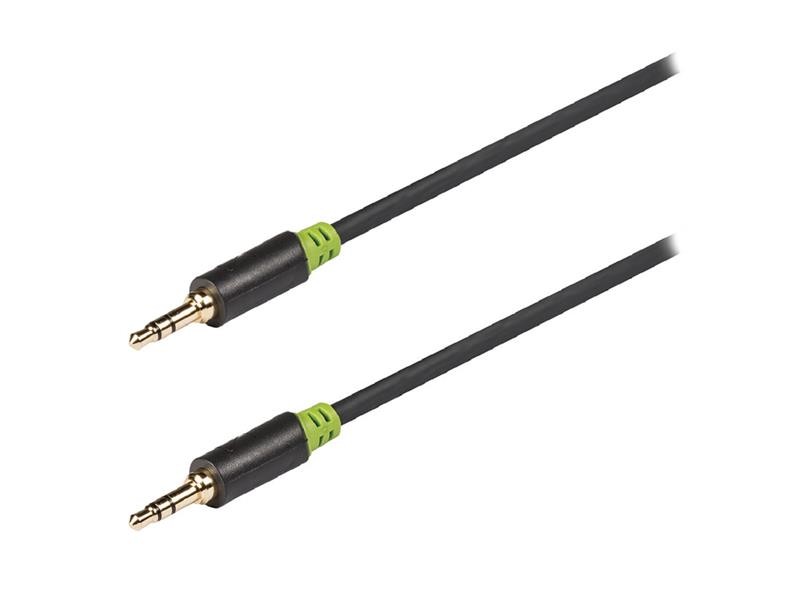 Cablu kÖnig jack 3.5 conector / conector jack 3.5 2m